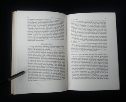 1956 first edition copy of Six decisive battles of the Second World War from the viewpoint of the vanquished - page 86 and 87