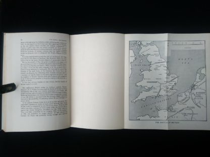 1956 first edition copy of Six decisive battles of the Second World War from the viewpoint of the vanquished - pull out map adjacent to page 22