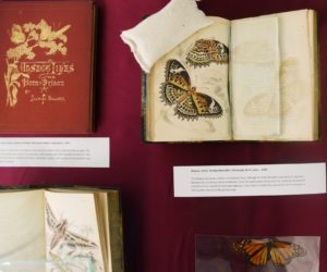 A book from Noel Memorial Librarys rare book collection current exhibition