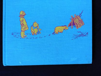 a few watermarks on the bottom front cloth cover of a 1965 copy of The Pooh Story Book stated 1st Canadian Edition