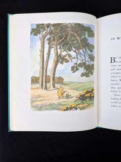 colour illustration by Ernest Shepard in a 1965 copy of The Pooh Story Book stated 1st Canadian Edition