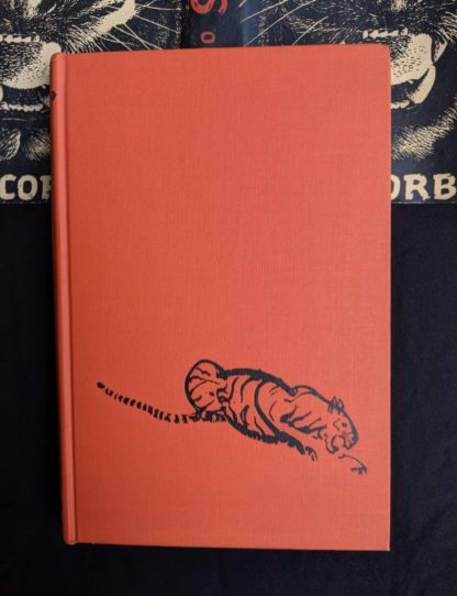 front cover without dustjacket on a 1946 First American Edition of MAN-EATERS of Kumaon by Jim Corbett