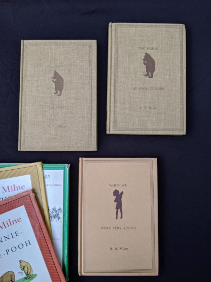 front covers of a Set of 3 Winnie-the-Pooh A. A. Milne books 1979 - 83
