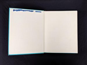 front paste down and endpaper in a 1965 copy of The Pooh Story Book stated 1st Canadian Edition
