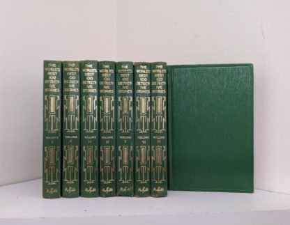 1929 - The Worlds Best 100 Detective Stories - In Ten Volumes - Full Set published by Funk & Wagnalls Company