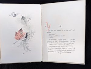 1956 copy of The Fairy Doll by Rumer Godden page 48 and 49