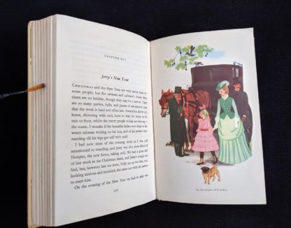 colour illustration on page 257 inside a 1949 copy of Black Beauty by Anna Sewell - The Heirloom Library - first printing