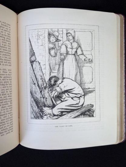 illustration titled The Light of Life in a 1888 copy of Parables from Nature by Margaret Gatty -First and Second series in one volume