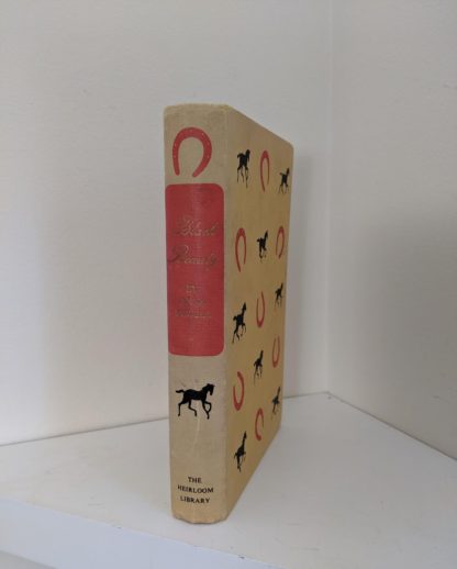 spine view of a 1949 copy of Black Beauty by Anna Sewell - The Heirloom Library - first printing