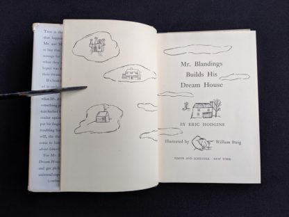 Title page in a 1946 first edition copy of Mr. Blandings Builds His Dream House by Eric Hodgins