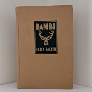 1929 copy of Bambi by Felix Salten published by Grosset & Dunlap