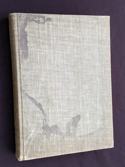 backside of a 1937 First Edition copy of The Birds of America by John James Audubon