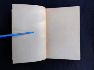 front free paper in a 1929 copy of Bambi by Felix Salten published by Grosset & Dunlap