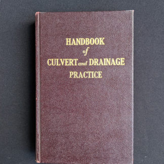 1950 copy of Handbook of Culvert & Drainage Practice - ARMCO Products