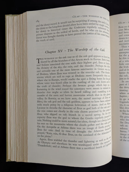 1951 copy of The Golden Bough - A Study in Magic and Religion - pg 184