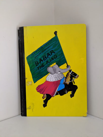 1963 copy of Babar the King by Jean de Brunhoff