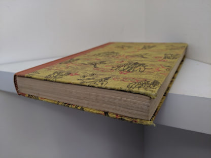 bottom edge of a 1946 second printing of a Rainbow Classics edition of Pinocchio The Adventures of a Little Wooden Boy