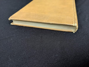 foredge of textblock of a 1959 textbook Practical Problems in Soil Mechanics- third edition- by Henry R. Reynolds and P. Protopapadakis