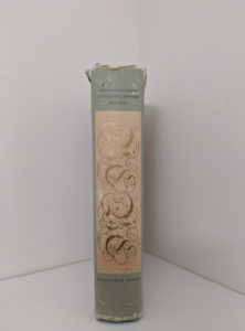 spine view in dustjacket of a 1958 first edition copy of British Columbia -A Centennial Anthology