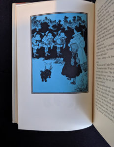 1962 copy of The Wizard of Oz published by Macmillan Company with illustrations by Denslow - second printing