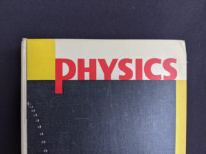 Physics - Physical Science Study Committee - 1960 First Edition - front cover up close