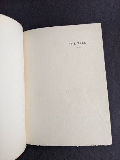 Pre Title in a 1936 First Edition copy of The Tree - The Centenary Book of the Ulster Society for the Prevention of Cruelty to Animals 1836-1936