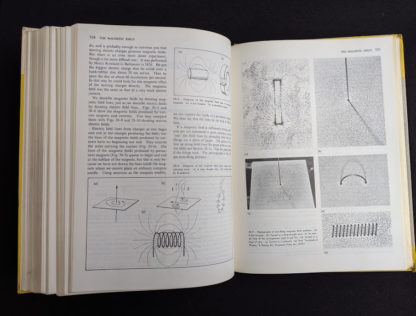 The Magnetic Field pages inside a 1960 copy of Physics - Physical Science Study Committee - First Edition