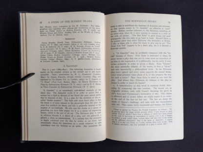 1925 copy of A Study of Modern Drama by Barrett H Clark - First Edition - A Norwegian Drama