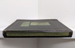 1926 copy of Master Book 1 - Beginning the Use of Tools and Materials Published by Lewis E Myers & Company - spine view