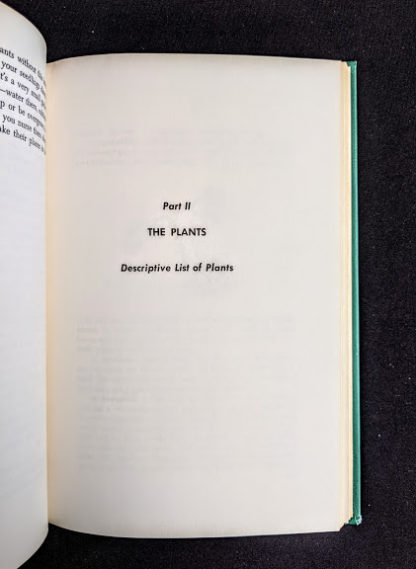 1959 copy of Rock Garden Plants - New Ways to Use Then Around Your Home by Doretta Klaber - Part 2 title page