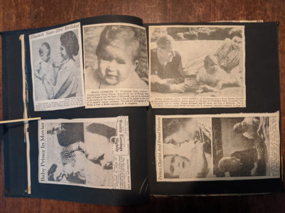 Princess Elizabeth at age 23 playing with her son Prince Charles