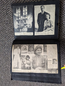 Vintage Souvenir Book Full of early article pictures of Queen Elizabeth and Royal family