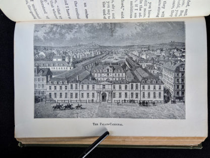 illustration of the Palais Cardinal in a 1900 copy of The Three Musketeers by Alexandre Dumas - Published by Caldwell Company Publishers
