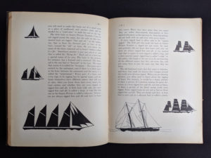 pages inside a 1926 copy of Master Book 1 - Beginning the Use of Tools and Materials Published by Lewis E Myers & Company - how to make a boat