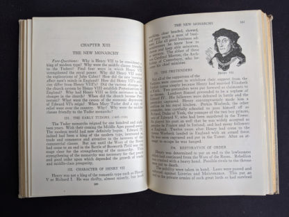 Chapter 13 The New Monarchy in a 1937 copy of A History of Britain by H. B. King - macmillan company of canada ltd