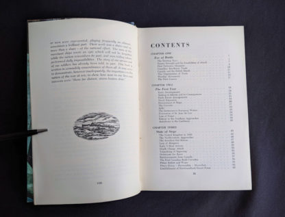 The Far Distant Ships an official account of Canadian naval ships in WW II - 1950 1st Edition - First page of Contents