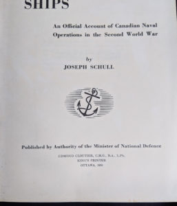 The Far Distant Ships an official account of Canadian naval ships in WW II - 1950 1st Edition - copyright