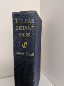 The Far Distant Ships an official account of Canadian naval ships in WW II - 1950 1st Edition - spine up close