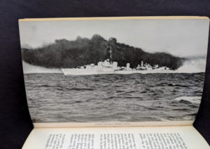 photograph of a Canadian Ship in the second World war - The Far Distant Ships an official account of Canadian naval ships in WW II - 1950 1st Edition