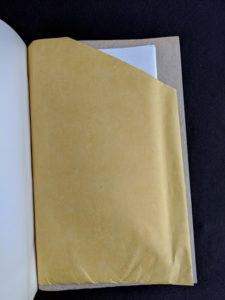 pocket with a map inside a 1964 Landforms of British Columbia - A Physiographical Outline by Stuart S. Holland