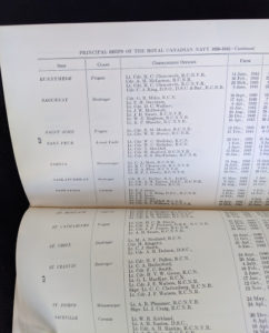 principal ships of the Royal Canadian navy - The Far Distant Ships an official account of Canadian naval ships in WW II - 1950 1st Edition