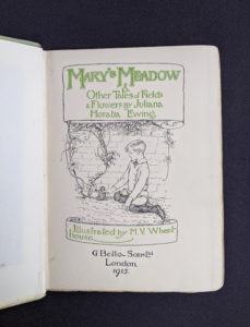 1915 Marys Meadow and Other Tales of Field Flowers by Juliana Horatia Ewing -title page