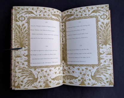 1947 copy of Rubaiyat of Omar Khayyam - Random House - page 34 and 35