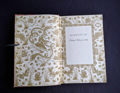 1947 copy of Rubaiyat of Omar Khayyam - Random House - pre title page