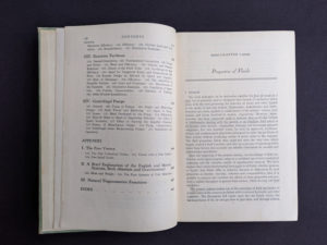 Contents page 4 of 4 inside a 1948 copy of Hydraulics by George Russell - 5th edition