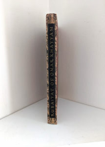 Spine view of a 1947 copy of Rubaiyat of Omar Khayyam - Random House