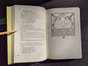 1952 copy of The Easter Book Of Legends And Stories - fourth Edition -illustrated by Pamela Bianco - page 112