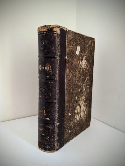 1870 Sämtliche Werke - Heinrich Heine - German Book - Spine View