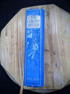 1915 The Golden Dream By R. M. Ballantyne - spine view