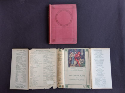 A copy of Shakespeare Plays for Community Players in the Nelsons Classics - Series - Circa 1920s - Scarce